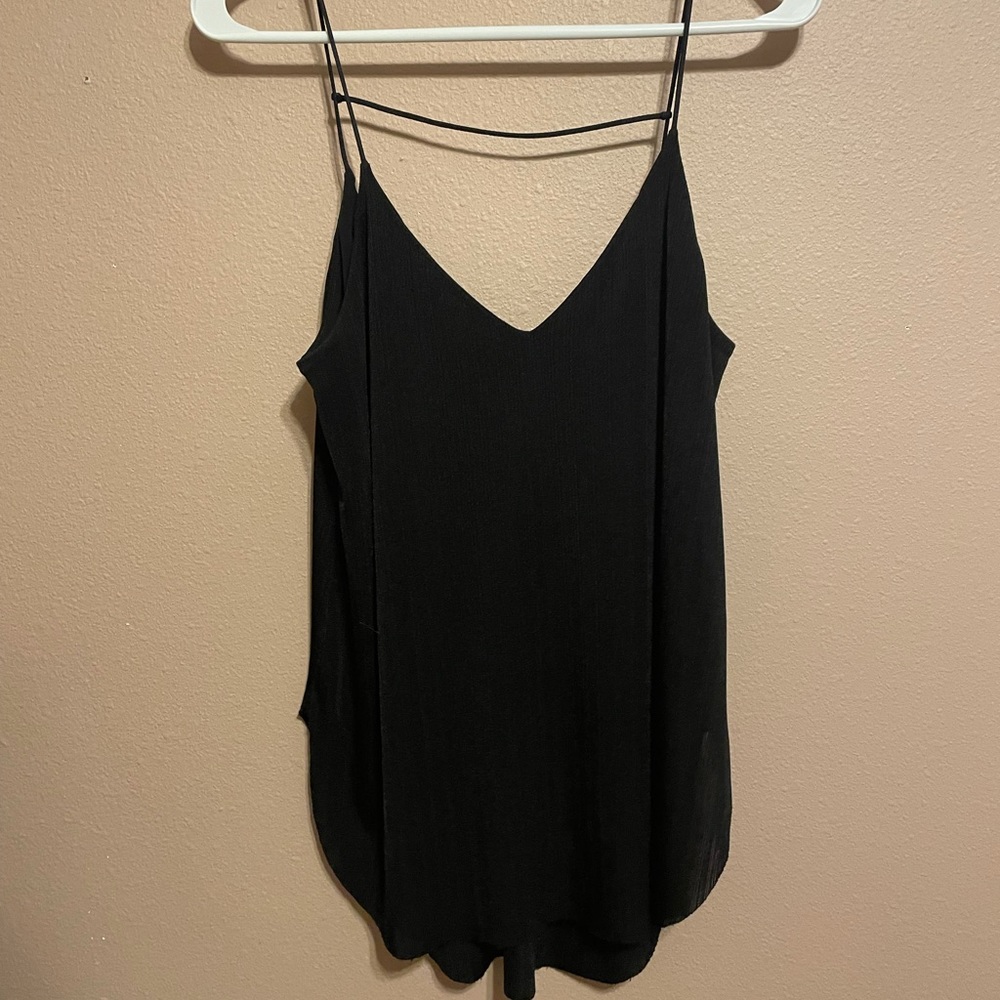 Black Strappy Tank Top